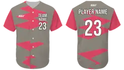 Custom zig-zag abstract adult youth unisex softball jersey - Jersey