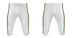 Custom football pants adult youth unisex miami dolphins design - Football-pants