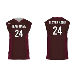 Custom men sleeveless scrubs top autumn glow - Scrub-tops