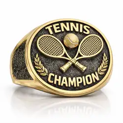 Tennis champion’s honor ring - Championship-rings