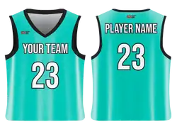 Custom classic thick band armhole neck solids adult youth unisex basketball jersey - reversible uniform - Jersey