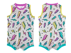 Custom nature lightning design toddler basketball uniform - Jersey