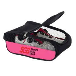 Custom golf shoe bag half mesh flux - Golf-shoe-bags