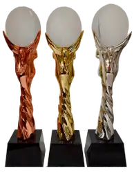 Plain glass ball trophies awards - Trophies-awards