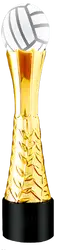 Gold design ball trophies awards - Trophies-awards