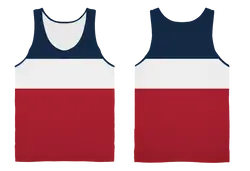 Custom solid stripe everyday adult youth unisex tank top - Tank-top