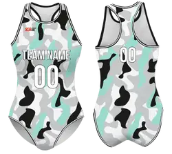 Custom water women speed suit steel camouflage - Women-water-speed-suits