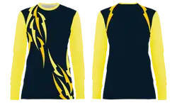 Custom diagonal nature design adult youth unisex long sleeves soccer jerseys - Jersey