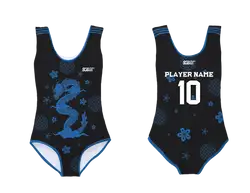 Custom sleeveless gymnastic uniform adult youth dragon grace - Gymnastics-uniforms