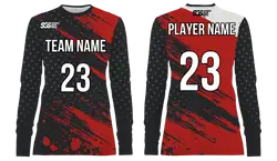 Custom dots adult youth unisex long sleeves soccer jerseys - Jersey