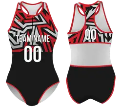 Custom water women speed suit abstract - Women-water-speed-suits
