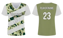 Custom vector camo adult youth soccer jersey - Jersey