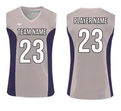 Custom pink solids adult youth volleyball  sleeveless jersey - Jersey