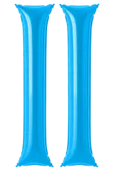 Blue inflatable cheering sticks (noise makers) - Inflatable-cheering-sticks