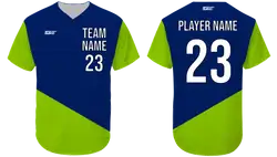 Custom basic short sleeve solids adult youth unisex softball jersey - Jersey