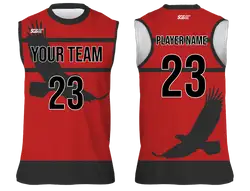 Custom outstanding adult youth unisex volleyball racerback jersey - Jersey