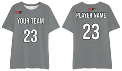 Custom dover gray ochre adult youth unisex short-sleeve comfort t shirt - Jersey