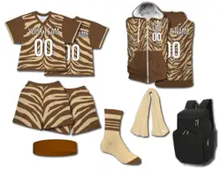 Custom zebra stripes adult youth unisex lacrosse jerseys - reversible uniform - Jersey