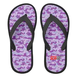 Custom flip flops black trek - Flip-flops