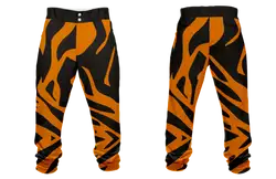 Custom tiger animal adult youth unisex baseball jersey - Jersey