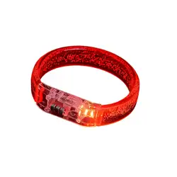 Red led training wristbands - Led-wristbands