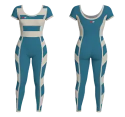Custom women short sleeve unitards dance uniform striperush - Dance-bodysuits