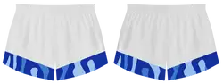 Custom waves camo adult youth volleyball shorts - Short