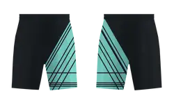 Custom triangular lines adult youth soccer shorts - Short