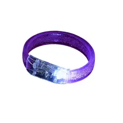 Purple led training wristbands - Led-wristbands