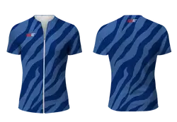 Custom figure skating zipper short sleeve jersey adult youth unisex elite edition - Figure-skating-jerseys