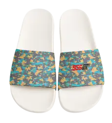 Custom slides white unisex cipher - Slides