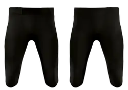 Custom football pants adult youth unisex holly black - Football-pants