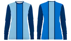 Custom vertical stripe adult youth unisex long sleeve shirt-shooting shirts - Shirt-long-sleeve