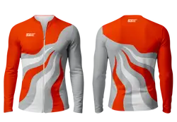 Custom figure skating zipper long sleeve jersey adult youth unisex ultimate strength - Figure-skating-jerseys