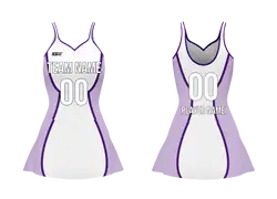 Custom women skirt sleeveless ballet uniform ivory orchid - Ballet-uniforms