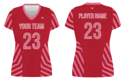 Custom side stripes adult youth volleyball jersey - Jersey