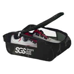 Custom golf shoe bag quarter mesh phantom - Golf-shoe-bags