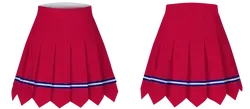 Custom classic solid youth adult unisex cheerleading foldable pointed skirts - Skirts