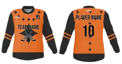 Custom elegant star adult youth unisex hockey jersey - Jersey