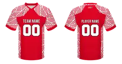 Custom  side by side lines adult youth unisex no belts football jerseys - Jersey