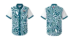 Custom short sleeve button down shirt adult youth unisex workout casual - Short-sleeve-collared-shirts