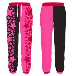 Custom front side stars adult youth unisex sweatpants - Sweatpant