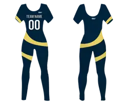 Custom women short sleeve dance bodysuit step sequence - Dance-bodysuits