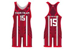 Custom adult youth unisex powerlifting crimson trailblaze - Powerlifting-singlets