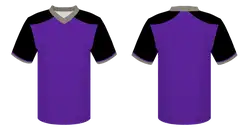 Custom purple solids adult youth unisex football jersey - Jersey