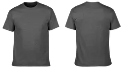 Custom cotton short sleeve shirts adult youth unisex gray storm - Cotton-shirt