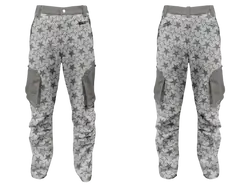 Custom fishing pants adult youth unisex silver starry skies - Fishing-pants