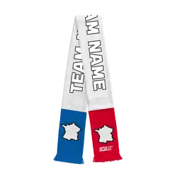 Custom fan scarf parisian pride - Fan-scarves