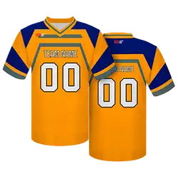 Custom border shapes adult youth unisex football jersey - Jersey