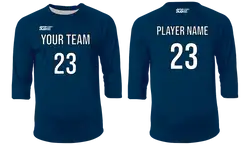 Custom perfect adult youth unisex 3/4 sleeve shirt - Shirt-3-4-sleeve